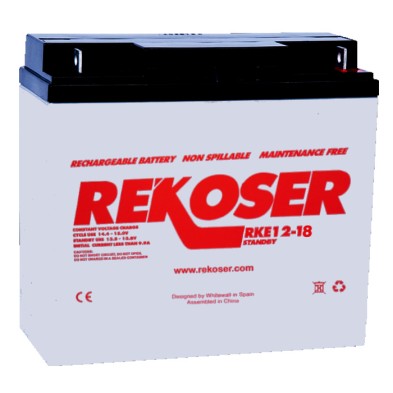 12V18Ah AGM battery RKE12-18